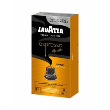 LAVAZZA Lungo Nespresso kompatibilis alumínium kapszula csomag 10 db x 5.6g, 100% Arabica kép