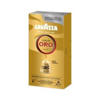 LAVAZZA Oro Nespresso kompatibilis alumínium kapszula csomag 10 db x 5.5g, 100% Arabica kép