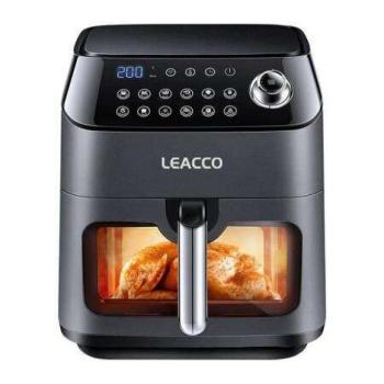 Leacco AF020 Forrólevegős Sütő - 4,5 Literes, 8 Főzőprogrammal kép