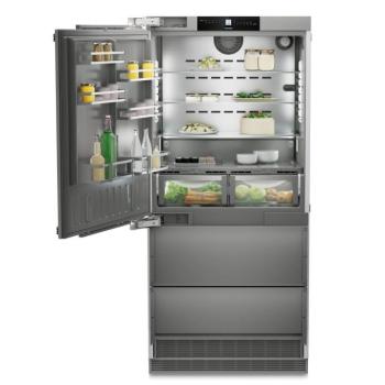 Liebherr ECBNe 8871 Beépíthető4 ajtós hűtőszekrény fagyasztóval, E,363L/160L,Nofrost,39 dB,Szél: 91.5 cm,Mag: 203 kép