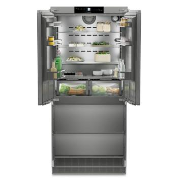 Liebherr ECBNe 8872 Beépíthető4 ajtós hűtőszekrény fagyasztóval, E,363L/160L,Nofrost,39 dB,Szél: 91.5 cm,Mag: 203 kép