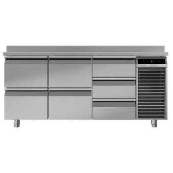 Liebherr FRTSvg 7563 hűtőtt munkaasztal (fedlappal,hátsó felhajtással) kép