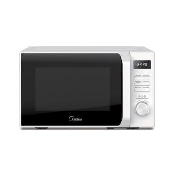 Midea AG20CF2E szabadonálló mikrohullámú sütő grilles fehér 20L kép