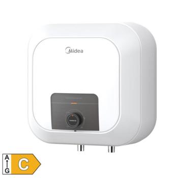 MIDEA D30-25VD1(O) elektromos vízmelegítő, bojler, 2500 W, 30 liter, konyhapult fölé szerelhető, IPX4, zománcozott, 30-75 °C, 0,75 MPa kép