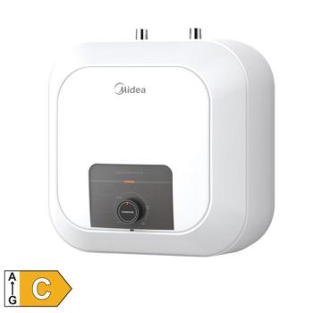 MIDEA D30-25VD1(U) elektromos vízmelegítő, bojler, 2500 W, 30 liter, konyhapult alá szerelhető, IPX4, zománcozott, 30-75 °C, 0,75 MPa kép