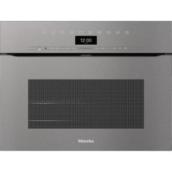 Miele H 7440 BPX grafitszürke fogantyú nélküli beépíthető kompakt sütő kép