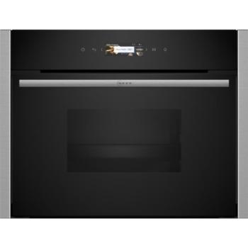 Neff C24DR1XN0 beépíthető kompakt gőzpároló Home Connect nemesacél 45cm Line kép