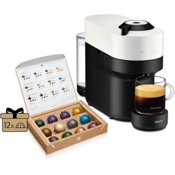 NESPRESSO KRUPS Vertuo Pop Coconut White XN920110 kép