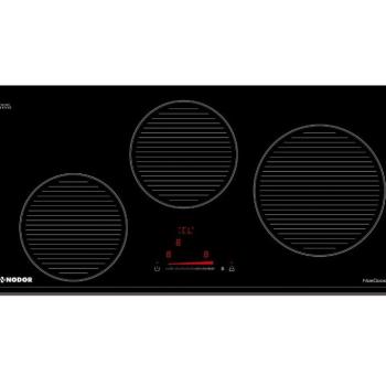 Nodor Beépíthető indukciós főzőlap NorCook IH N7003 BK Fekete Keret nélküli,6700 W ,Érintőszenzoros,Gyerekzár, kép