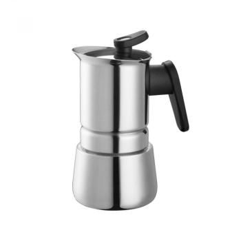 Pedrini Steel Moka kávéfőző, 2 személyes, indukciós főzőlaphoz, rozsdamentes acél kép