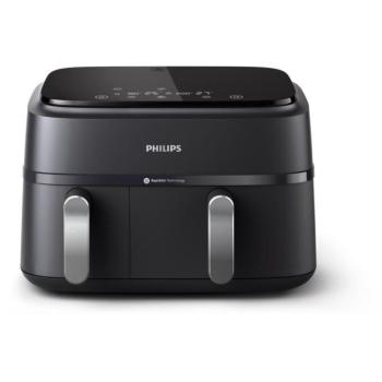 Philips 3000 Series Dupla Kosaras Airfryer NA351/00 9 l kép