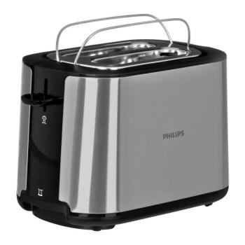 Philips Viva Collection HD2650/90 950W Kenyérpirító, Ezüst kép
