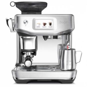 Sage SES881BSS The Barista Touch™ Impress eszpresszó kávéfőző érintőképernyővel és kávédarálóval ezüst kép