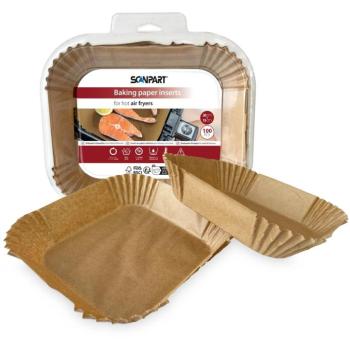 ScanPart Sütőpapír forrólevegős fritőzökhöz, 20 × 15 cm, 100 darab kép