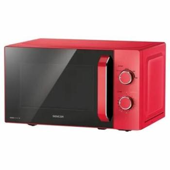 Sencor SMW 1920RD Mikrohullámú sütő, 20L, 700W, 5 fokozat, Mechan...