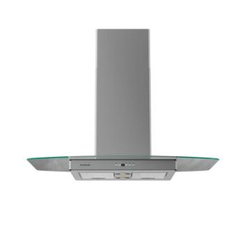 SILVERLINE MIDNIGHT ISOLA 4240 90cm inox Sziget páraelszívó LED világítás 1 db motor, 629 m3/h, 42-68 dB zajszint, 90 cm széles, C Energiaosztály