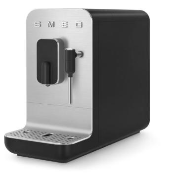 Smeg BCC12BLMEU automata kávéfőző tejhabosítóval matt fekete kép