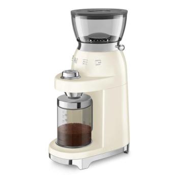 Smeg CGF03CREU félprofesszionális kávédaráló retro 150W bézs kép