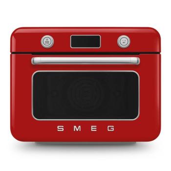 Smeg COF01RDEU asztali kombinált sütő gőzfunkcióval Galileo retro piros kép