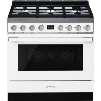 Smeg CPF9GPWH Portofino kombinált tűzhely fehér 90cm kép