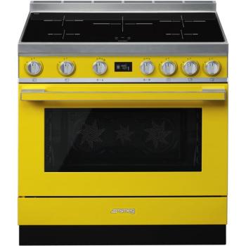 Smeg CPF9IPYW Portofino indukciós tűzhely sárga 90cm kép