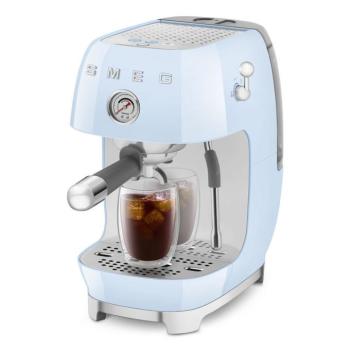 Smeg ECF03PBEU espresso kávéfőző cold brew funkcióval retro világoskék kép