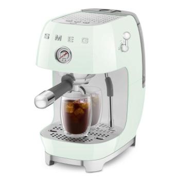 Smeg ECF03PGEU espresso kávéfőző cold brew funkcióval retro világoszöld kép