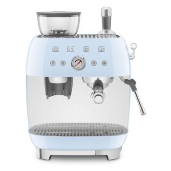 Smeg EGF03PBEU őrlővel kombinált espresso kávéfőző retro világoskék kép