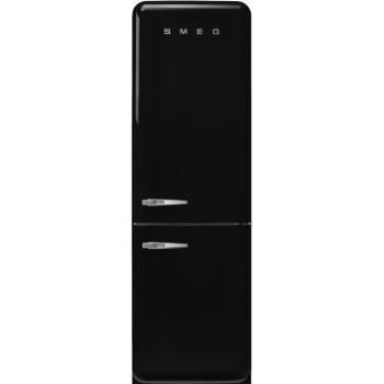 Smeg FAB32RBL5 alulfagyasztós retro hűtő jobb oldali zsanér fekete kép