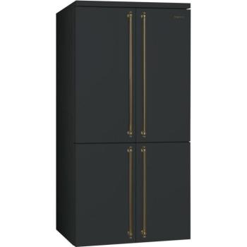 Smeg FQ60CAO6 négyajtós hűtőszekrény antracit NoFrost Coloniale kép
