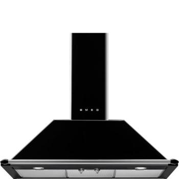 Smeg KT90BLE Victoria fali páraelszívó fekete 90cm kép