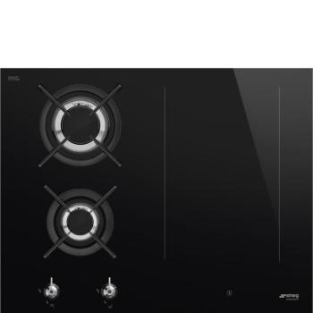 Smeg PM3643D kombinált főzőlap gáz-indukciós üvegkerámia 65cm kép