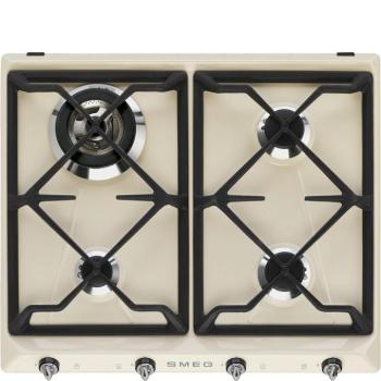 Smeg SR964PGH Victoria beépíthető gáz főzőlap 60cm bézs kép