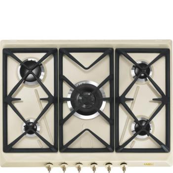Smeg SRV876POGH Coloniale beépíthető gázlap bézs/bronz 70cm kép