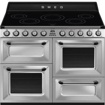 Smeg TR4110IX2 Victoria szabadonálló tűzhely inox 3 sütőtér 110cm széles kép