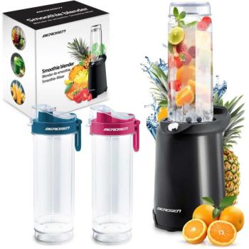 Smoothie készítő turmixgép fekete + palack 350W BD-752 Berdsen (375200) kép