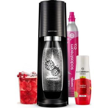 SodaStream TERRA Black Málna Zero Multipack kép