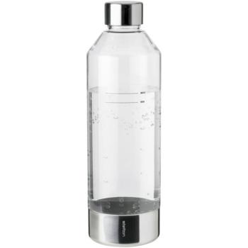 Stelton BRUS Szódagép palack, 1,15 l, átlátszó-fekete kép