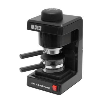 Szarvasi SZV-612/3 Mini Espresso kávéfőző 32862, 800 W, 3.04 bar, üveg kiöntő, hőkorlátozó, hőkioldó, fekete kép