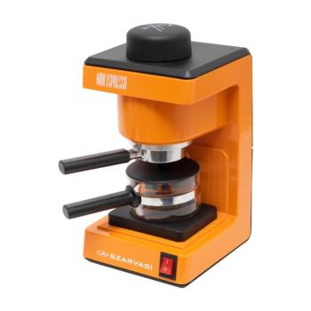 Szarvasi SZV-612/3 Mini Espresso kávéfőző 33280, 800 W, 3.04 bar, üveg kiöntő, hőkorlátozó, hőkioldó, narancssárga kép