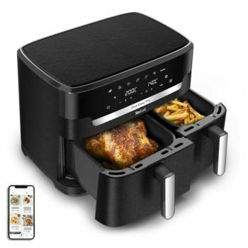 Tefal EY9428E0 Dual XXL Easy Fry Forrólevegős sütő 11l, Fekete kép