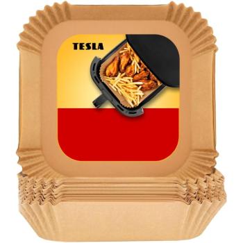 TESLA AirCook QB2058 Papírformák forrólevegős fritőzhöz, 20 × 20 cm, 100 darab kép