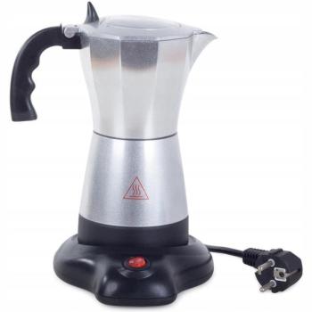 VERK Elektromos kotyogós kávéfőző, alumínium, hatszemélyes, 300 ml kép