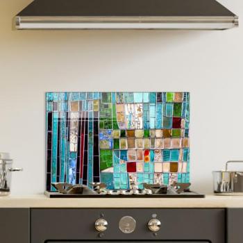 Wallity Decorative Tempered Glass Painting Multicolor 1114 (50 x 70) kép