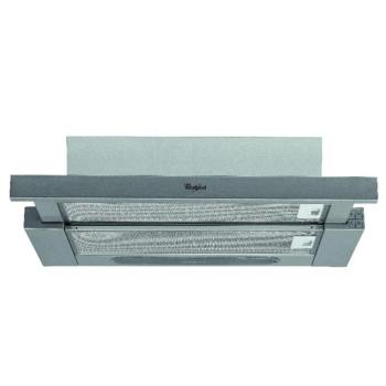 Whirlpool AKR 747 IX/1 Beépíthető Kihúzható páraelszívó LED világítás 1 db motor,400 m3/h,59-70 dB,60 cm széles,C kép
